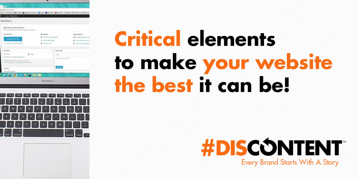 Critical elements to make your website the best it can be