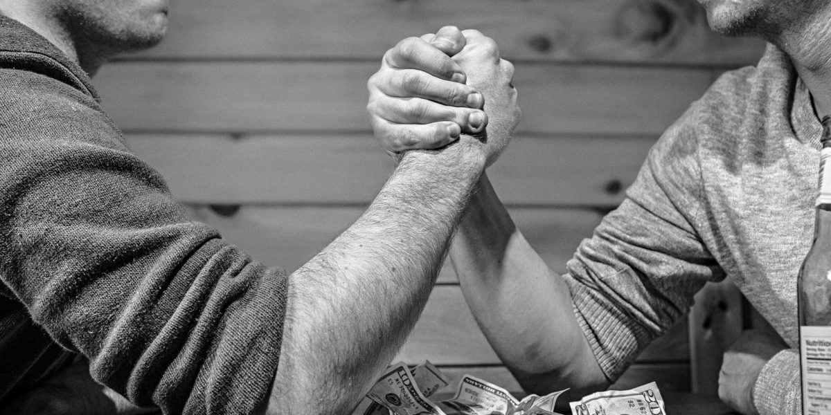 Arm wrestling competition