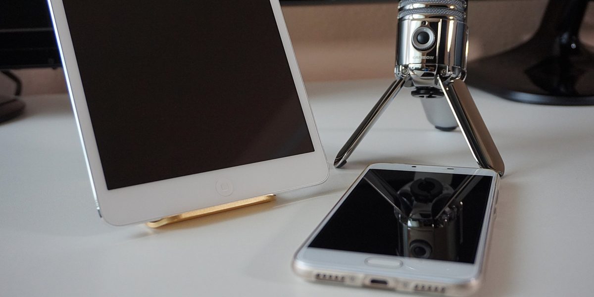Podcast recording on tablets and smartphones